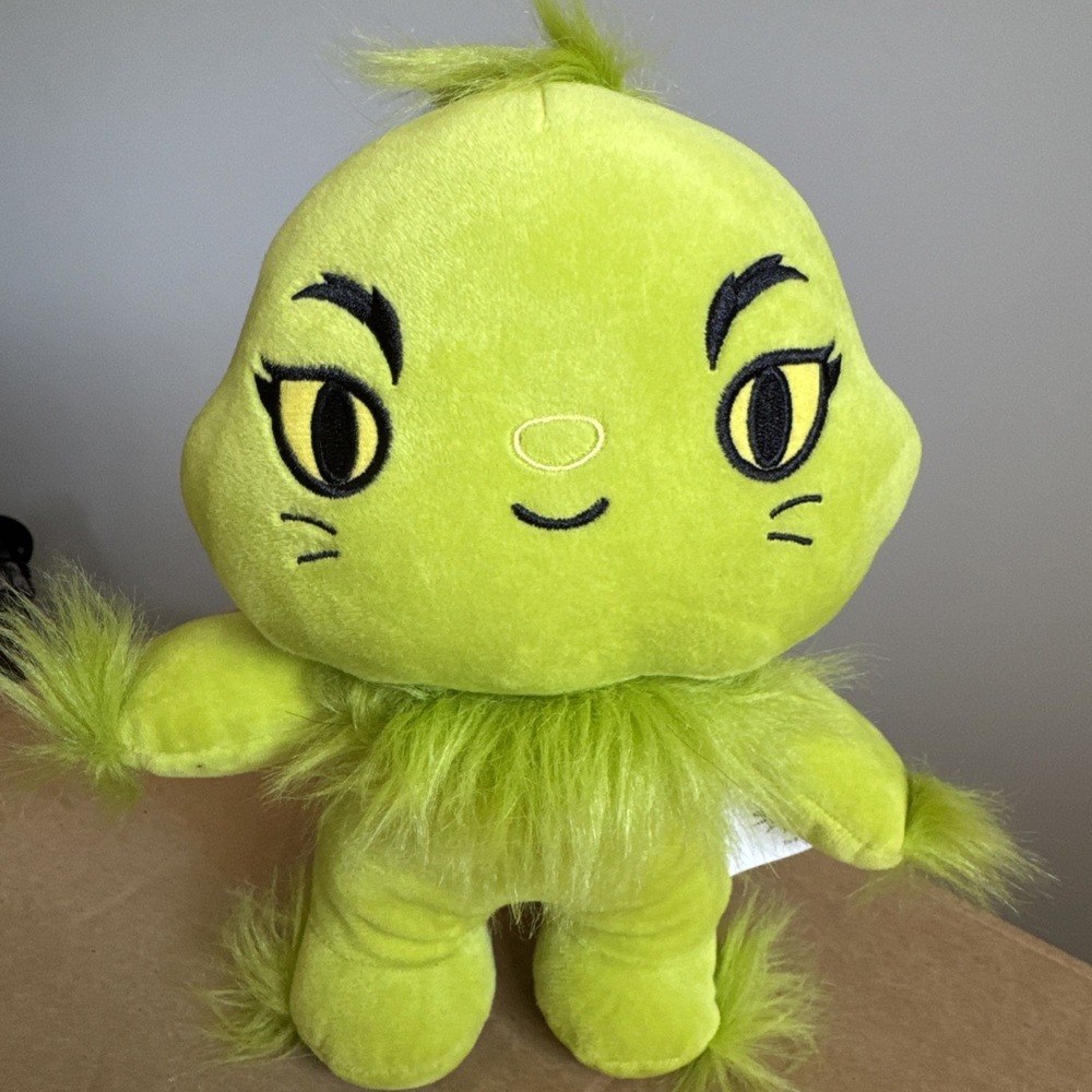 2020 Universal Studios 9" Dr Seuss Baby Grinch Plush Toy Soft Stuffed Animal